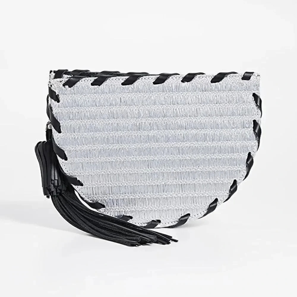Poolsidebags Small Metallic Raffiaclutch — image 8 of 8